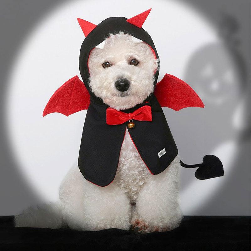 Halloween Devil Cat Cape