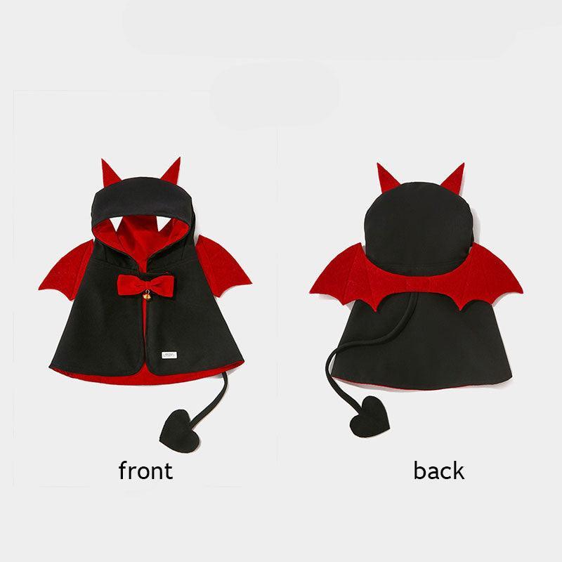 Halloween Devil Cat Cape