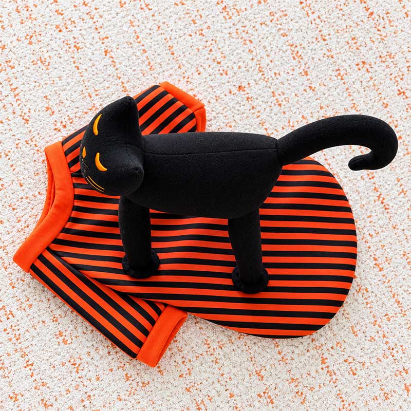 Halloween Striped Cat Riding Costume