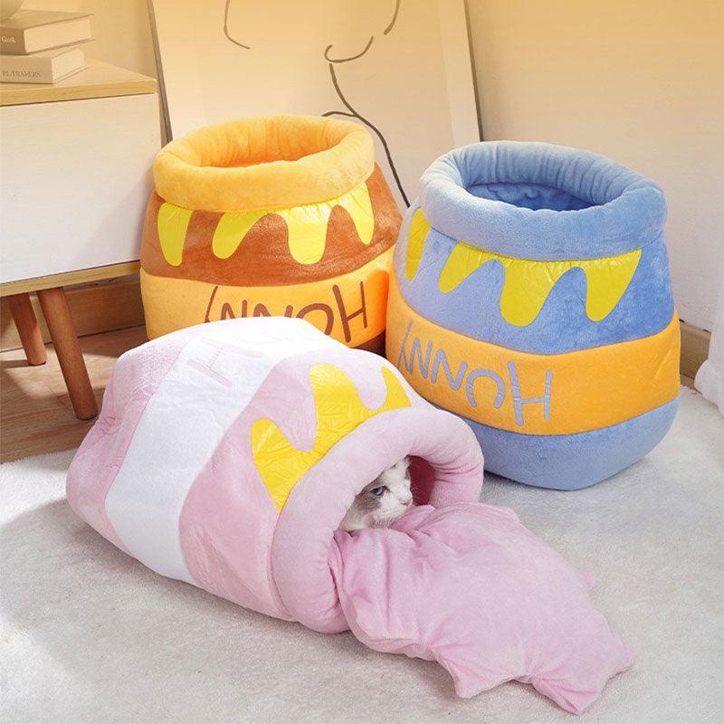 Honey Jar Cat Bed Nest Four Seasons Cave