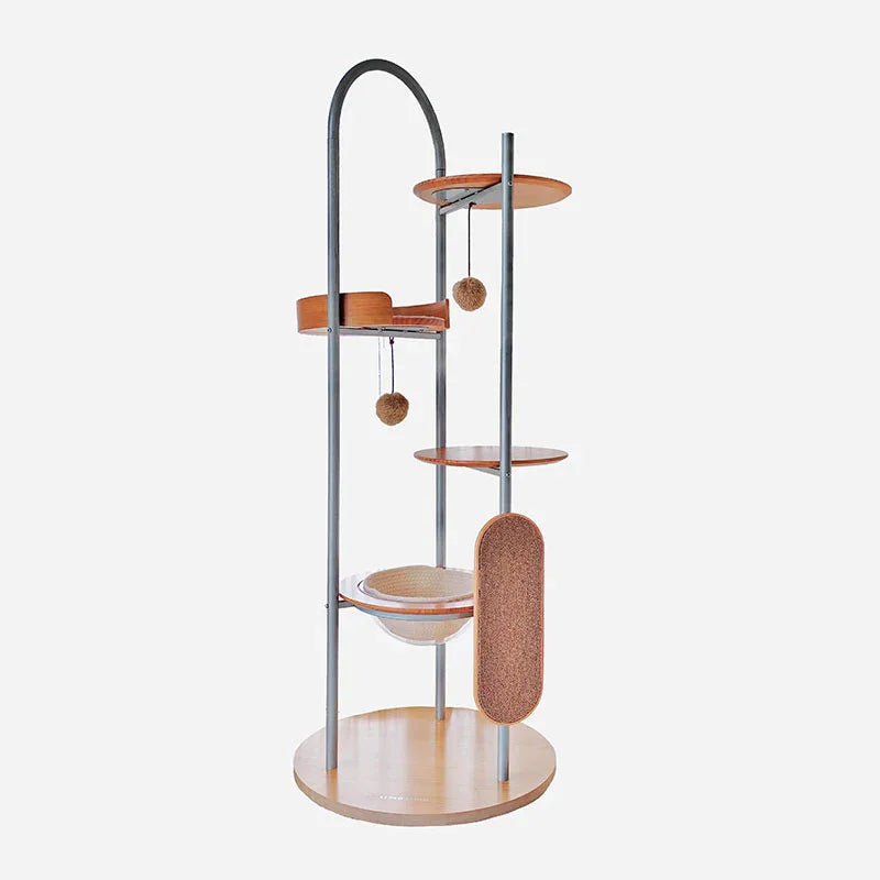 Iron Art Flying Saucer Cat Climbing Tree – MEWCATS