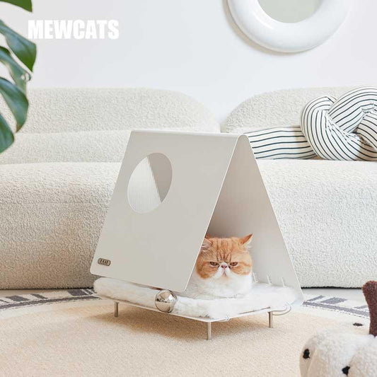 JCAT Modern Geometric Cat Bed Furniture