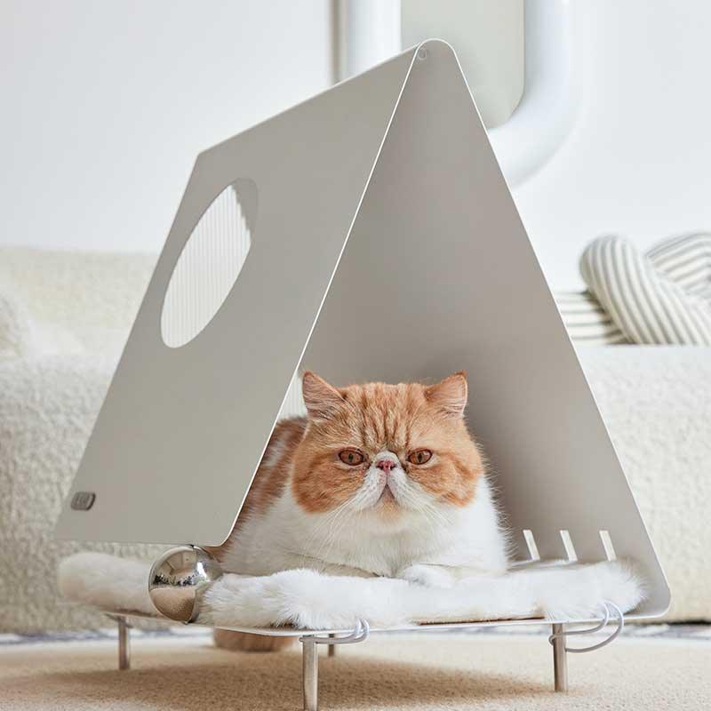 JCAT Modern Geometric Cat Bed Furniture