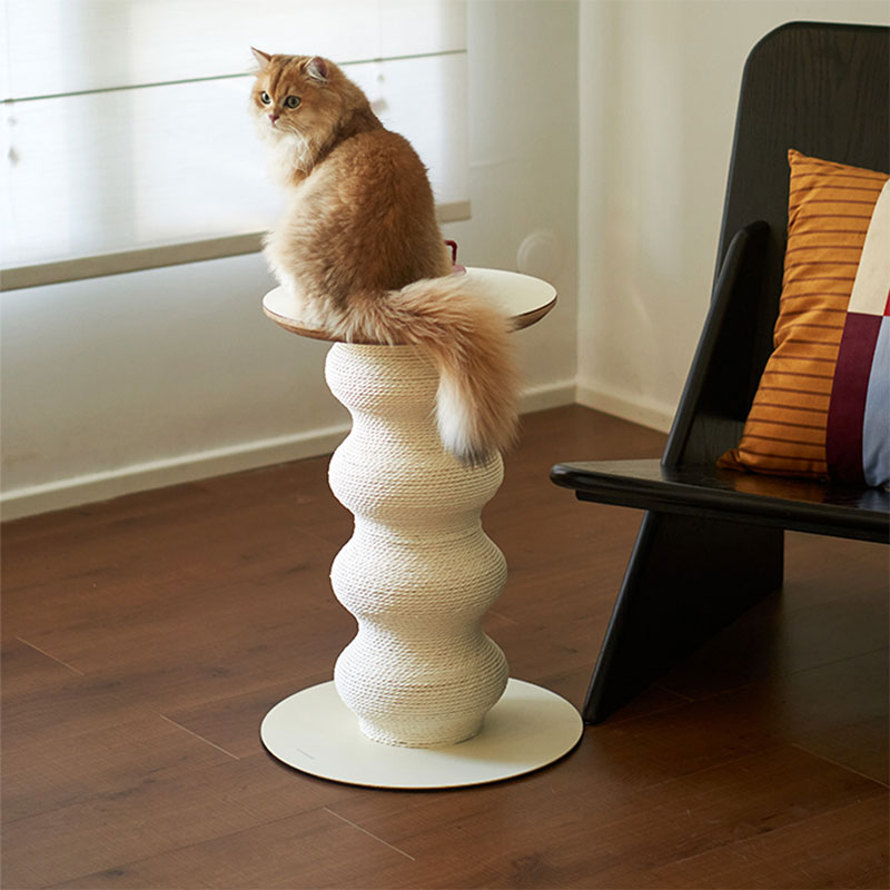 JCAT Modern Art Cat Scratching Table Furniture
