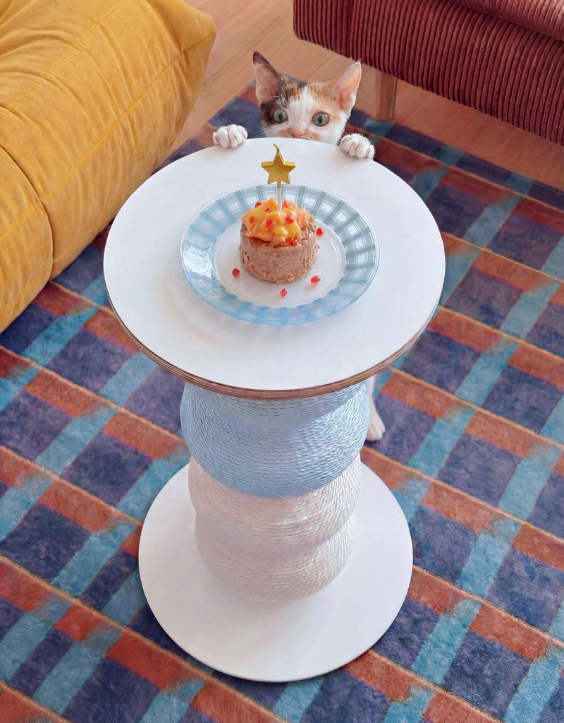 JCAT Modern Art Cat Scratching Table Furniture