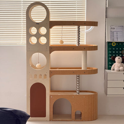 JCAT Sunset Island Premium Cat Climbing Tree 