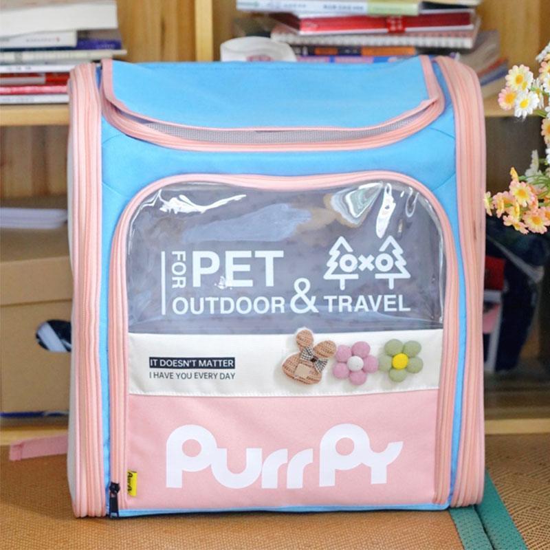 Jelly Cat Carrying Backpack 4 Color Foldable Cat Bag