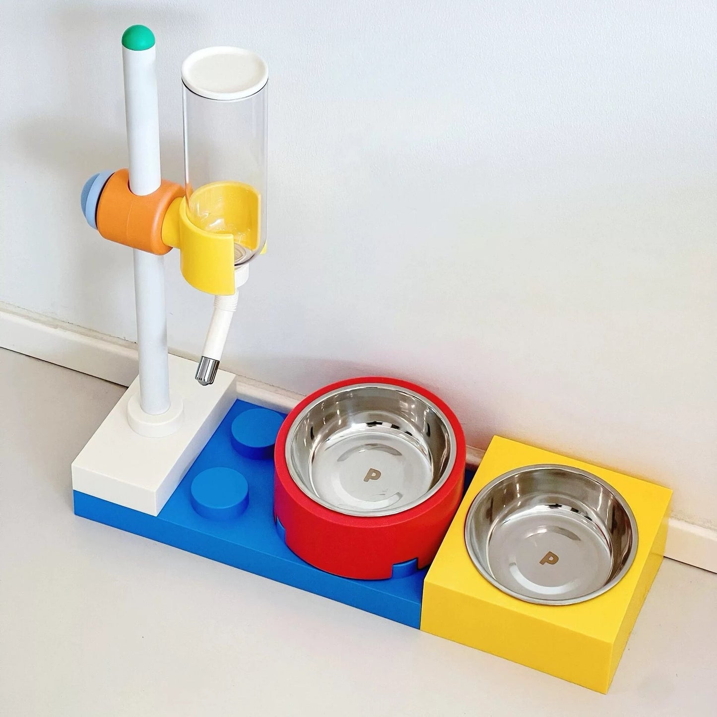 Jenga Cat Food Water Bowl Ceramic Dishes