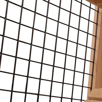 Large Wooden Outdoor Cat Enclosure Black Mash