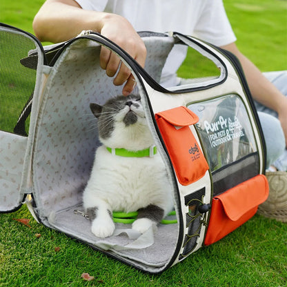 Large Capacit Cat Carrier Backpack 2 Color Space Capsule Bag