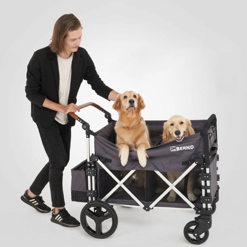 Large Outdoor Cat Carrier with Wheels Stroller