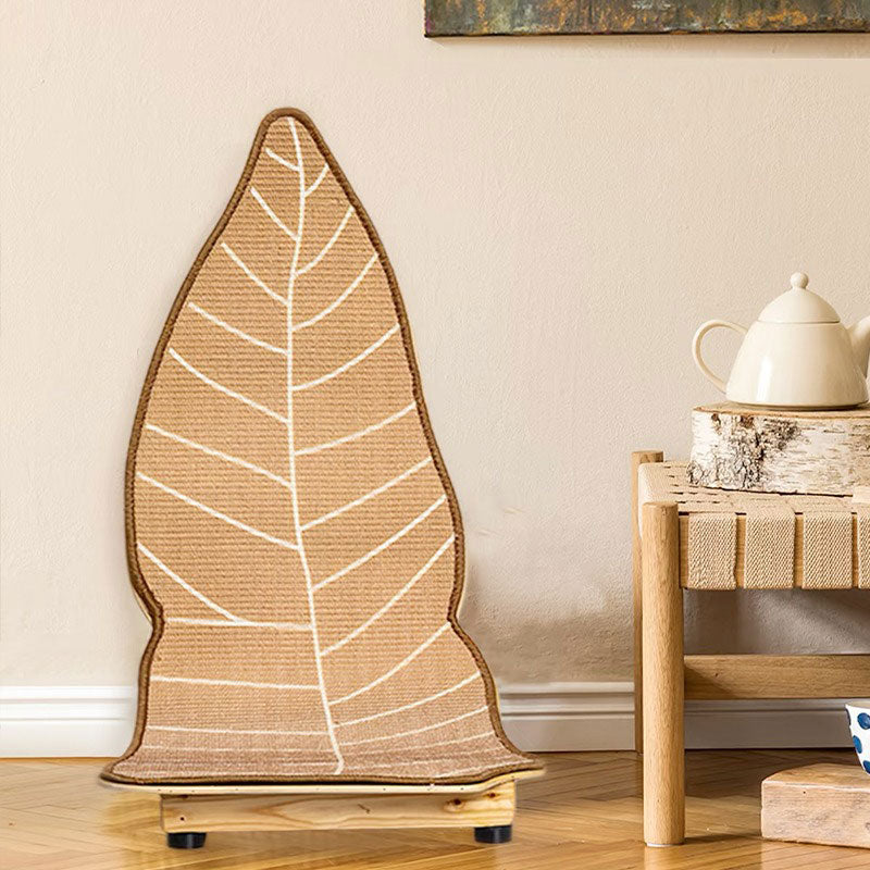Leaf-Inspired Cat Scratcher Bed