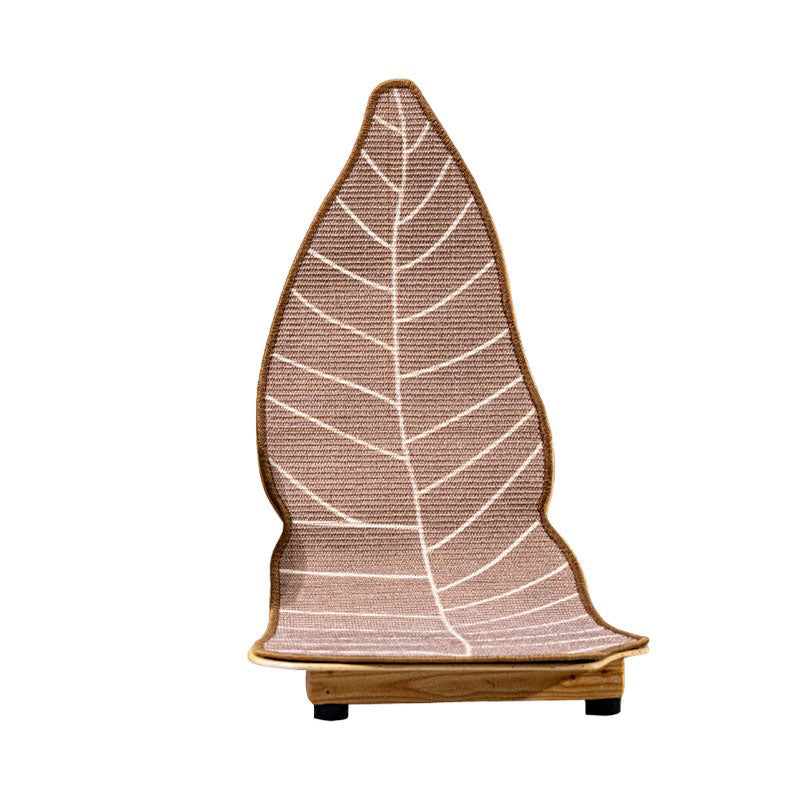 Leaf-Inspired Cat Scratcher Bed