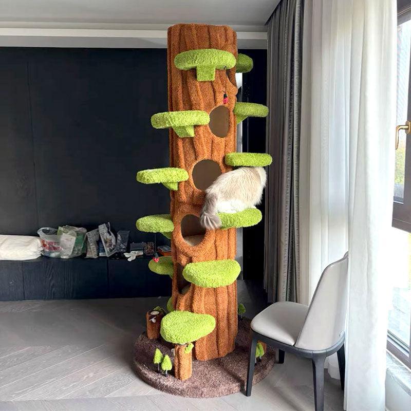 Luxury Cat Tree Looks Like Tree Tall Climbing Frame