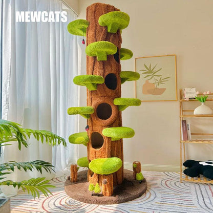 Luxury Cat Tree Looks Like Tree Tall Climbing Frame