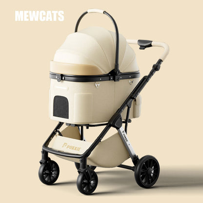 Luxury Large Smart Pet Stroller with Wheels