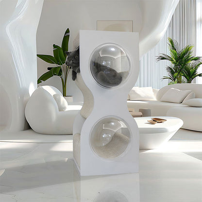 Luxury Minimalist Cat Climbing Tree Scratching Bed