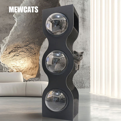 Luxury Minimalist Cat Climbing Tree Scratching Bed