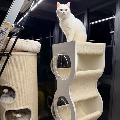 Luxury Minimalist Cat Climbing Tree Scratching Bed