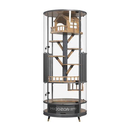 Luxury Panoramic Treehouse Glass Cat Villa