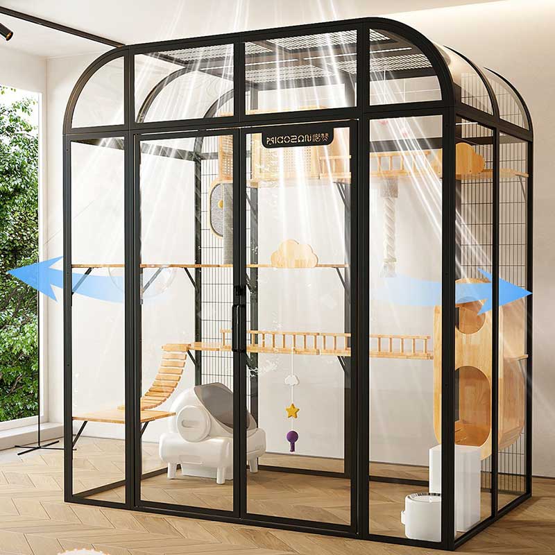 Luxury Tall Panoramic Black Cat Villa