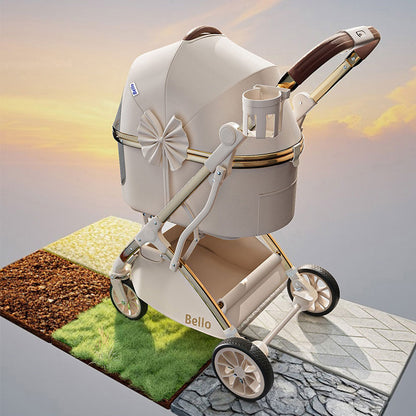 Luxury Detachable Cat Carrier 6 Color Rolling Stroller