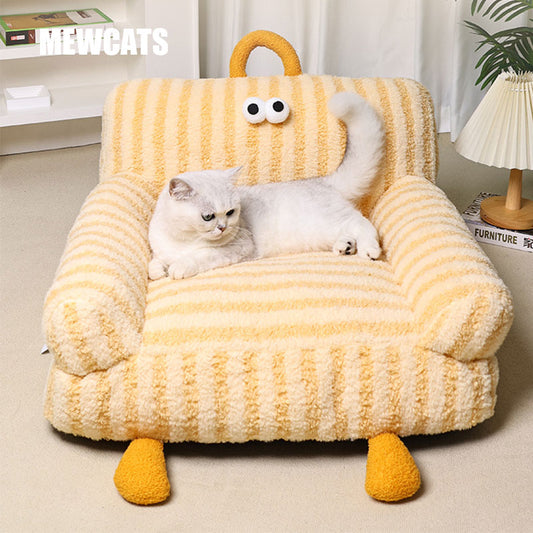 Macaroon Square Cat Bed 4 Color Mat Couch