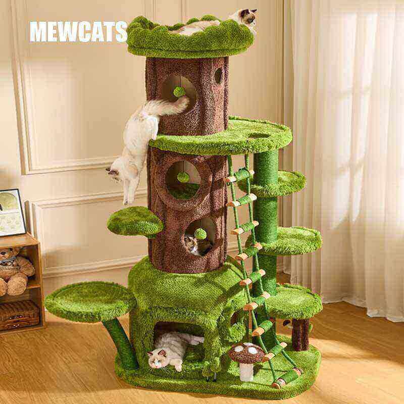 Modern & Large Cat Trees – Best Cat Tree Furniture – Mewcats – MEWCATS