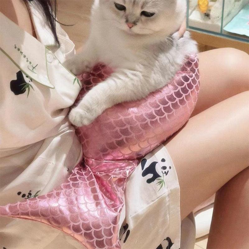 Mermaid Cat Costume Funny Photo Prop Clothes
