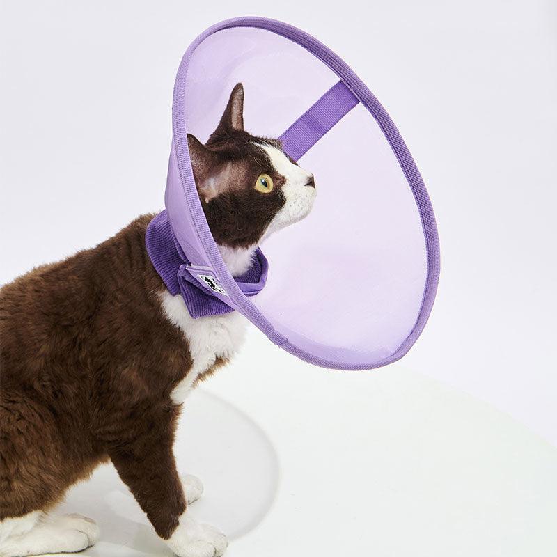Mesh Cat Cone Collar Adjustable Headgear