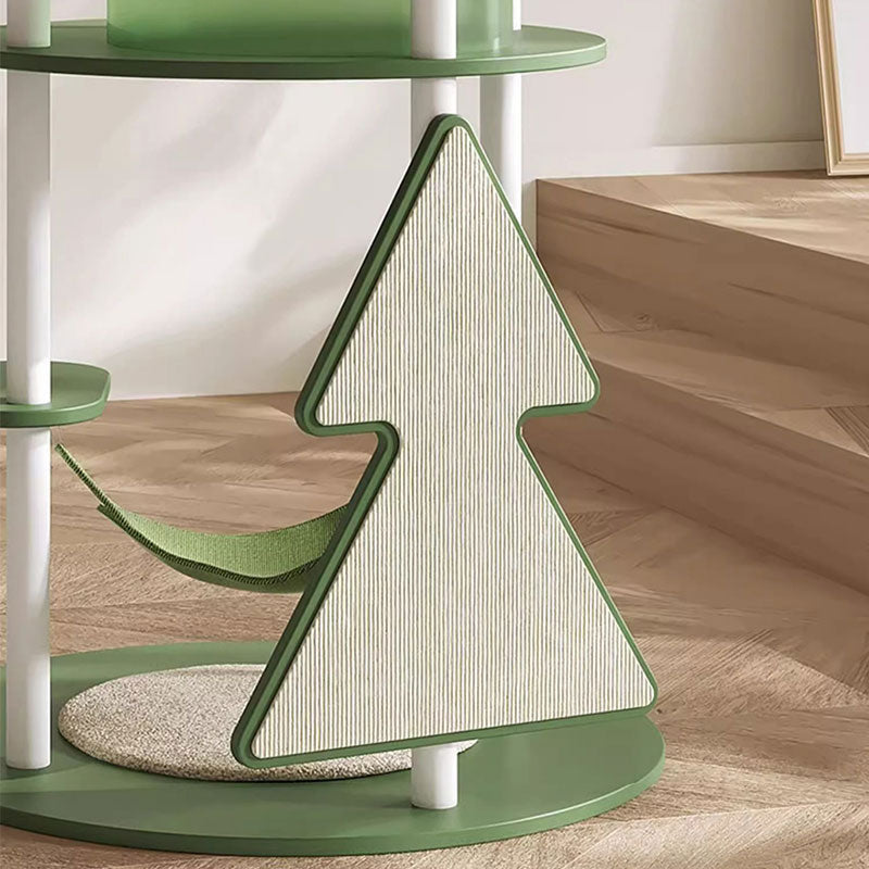 Minimalist Steel Cat Climbing Frame Christmas Tree