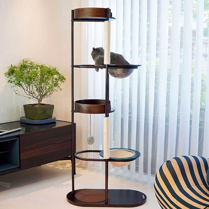 Minimalist Design Metal Cat Climbing Tree