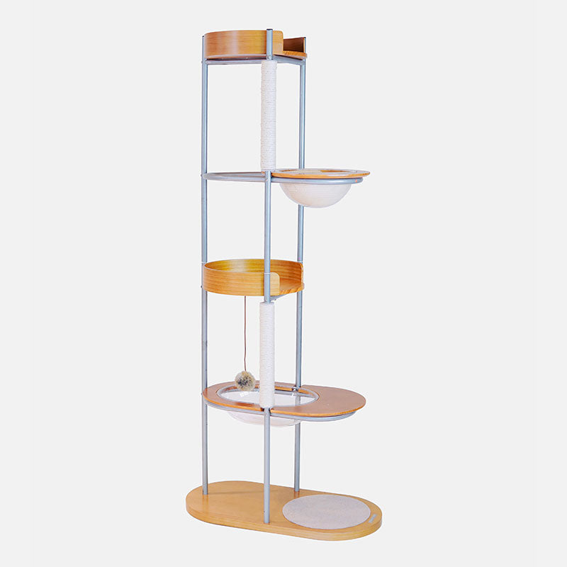 Minimalist Design Metal Cat Climbing Tree