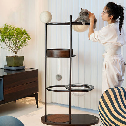 Minimalist Design Metal Cat Climbing Tree