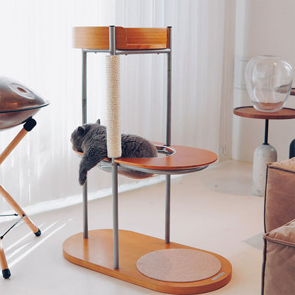 Minimalist Design Metal Cat Climbing Tree