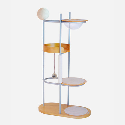 Minimalist Design Metal Cat Climbing Tree