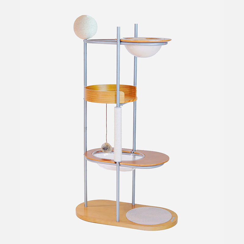 Minimalist Design Metal Cat Climbing Tree