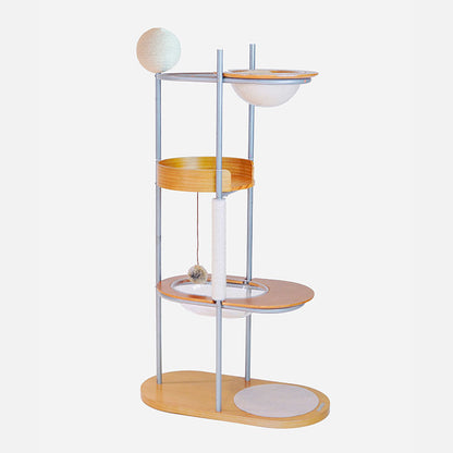 Minimalist Design Metal Cat Climbing Tree