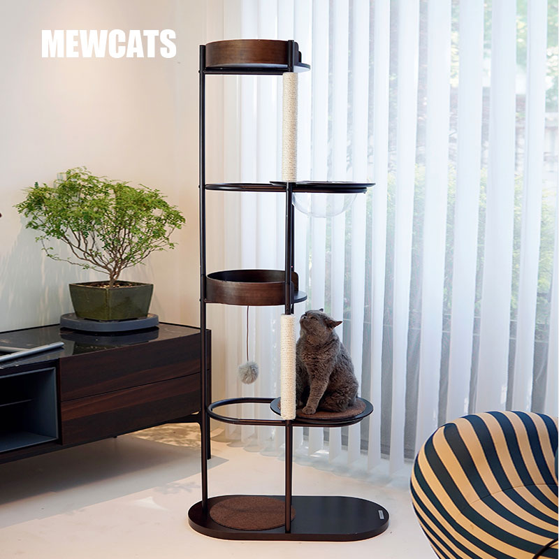 Minimalist Design Metal Cat Climbing Tree