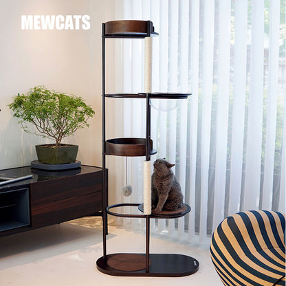 Minimalist Design Metal Cat Climbing Tree