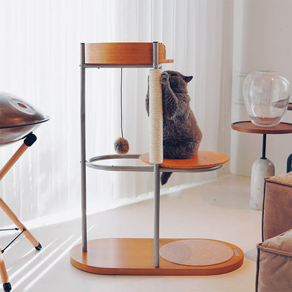 Minimalist Design Metal Cat Climbing Tree