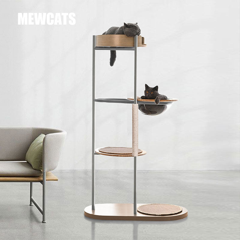 Minimalist Metal Cat Climbing Frame Tree