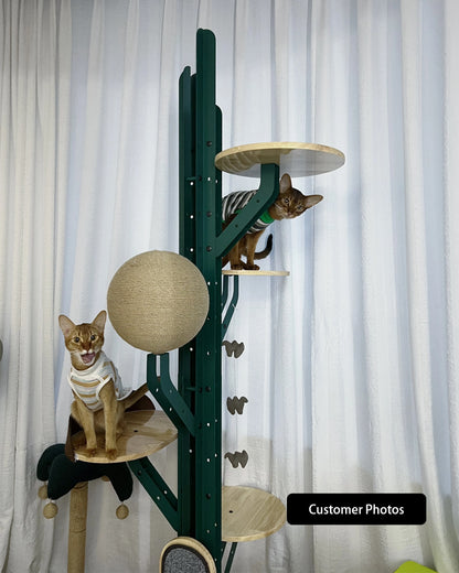 Modern DIY Large Cactus Cat Climbing Tree