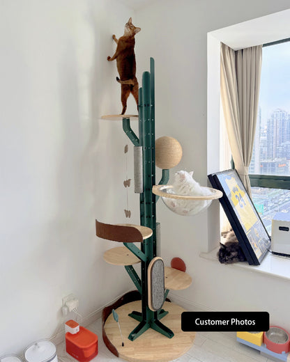 Modern DIY Large Cactus Cat Climbing Tree