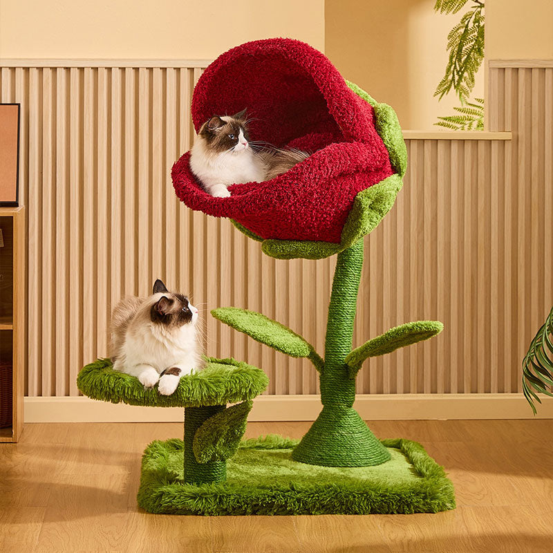 Monster Bloom Cat Tree Climbing Tower