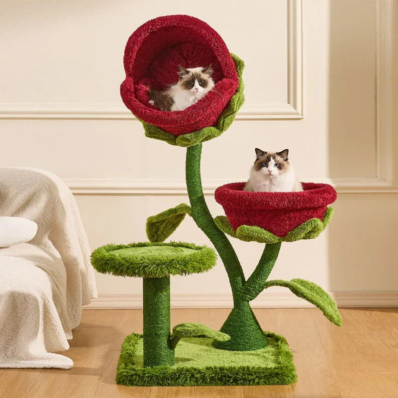 Monster Bloom Cat Tree Climbing Tower