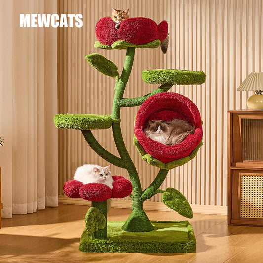 Monster Bloom Cat Tree Climbing Tower