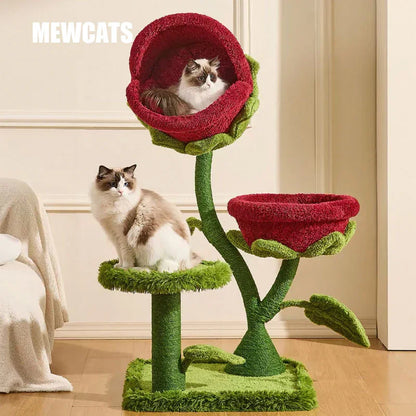 Monster Bloom Cat Tree Climbing Tower