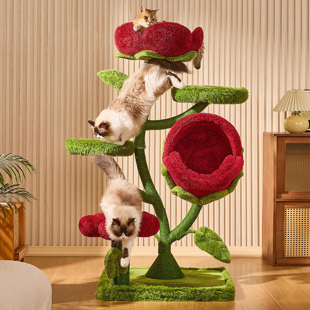 Monster Bloom Cat Tree Climbing Tower