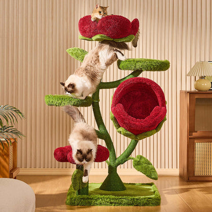 Monster Bloom Cat Tree Climbing Tower